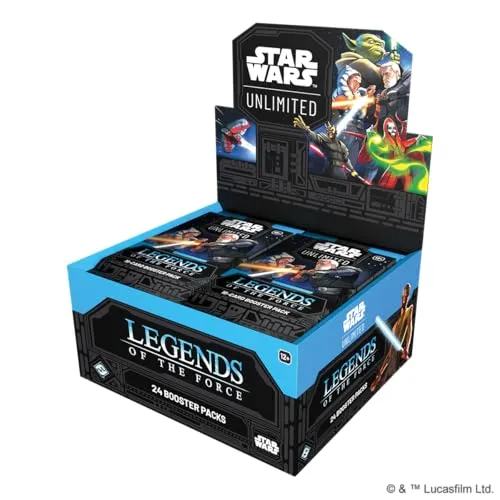 Asmodee Star Wars Unlimited Legends of the Force Booster Display