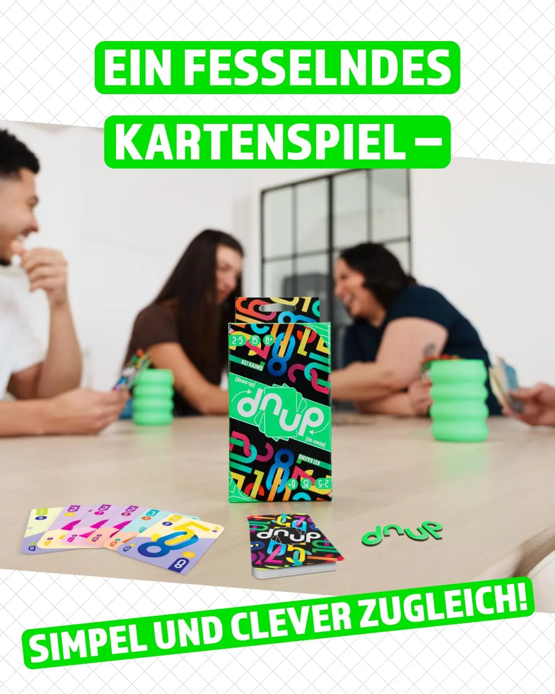 Asmodee dnup Kartenspiel 2-5 Spieler Wende-Karten