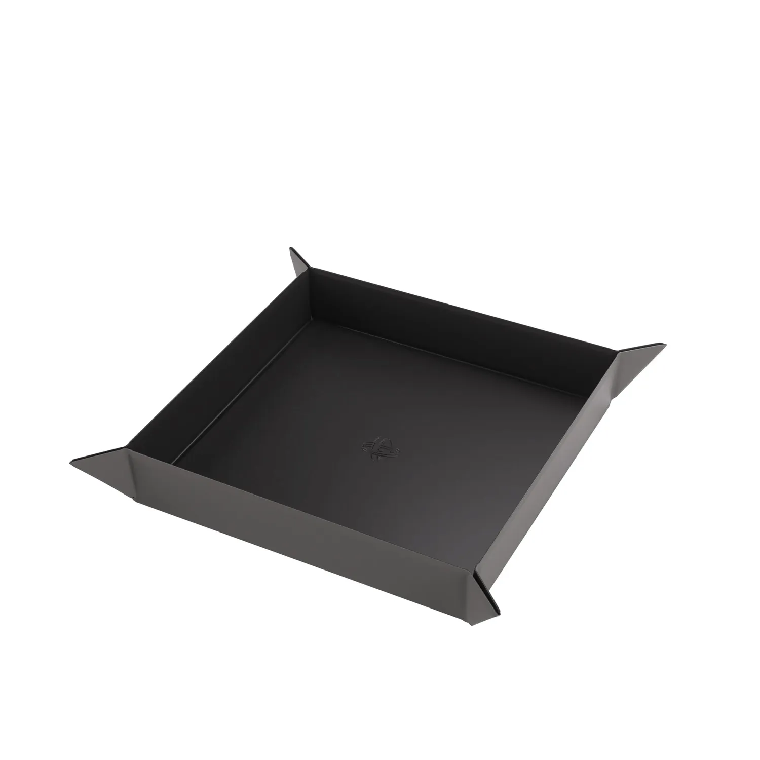 Gamegenic Magnetic Dice Tray Würfelschale Square Black Gray