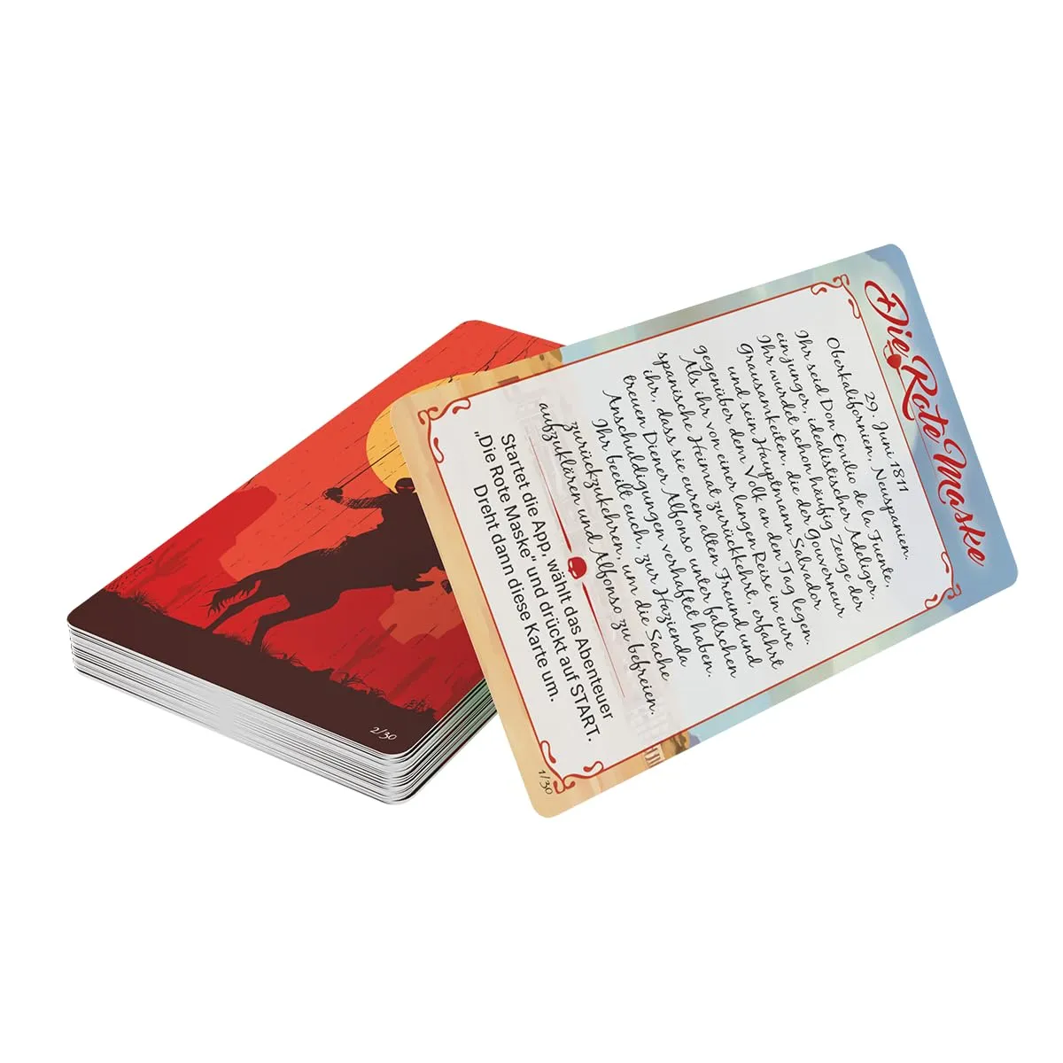 Asmodee Unlock Short Adventures Rätselspiel Rote Maske