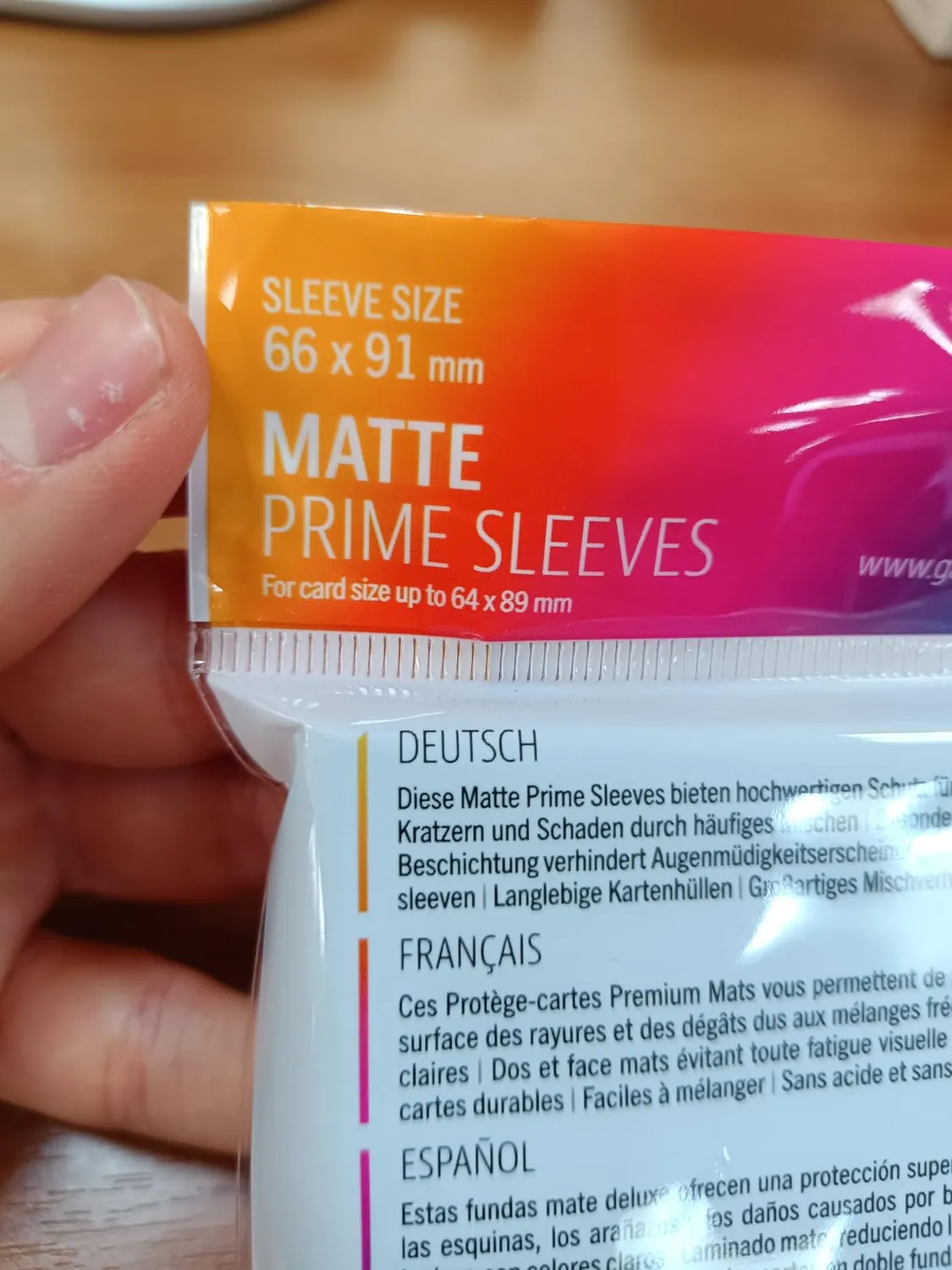 Gamegenic Matte Prime Kartenhüllen Gelb 100 Stück