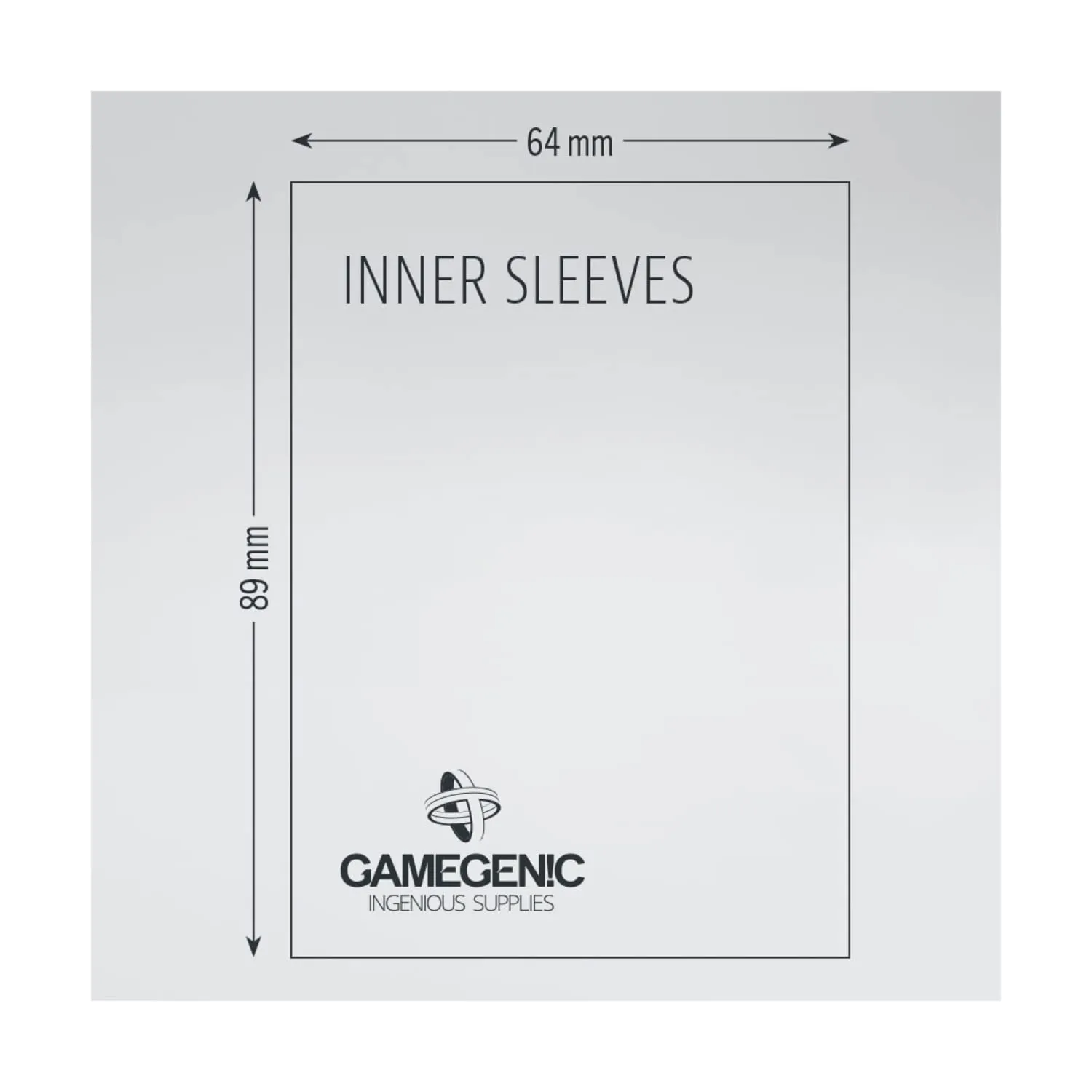 Gamegenic Prime Double Sleeving Kartenhüllen 100 schwarz