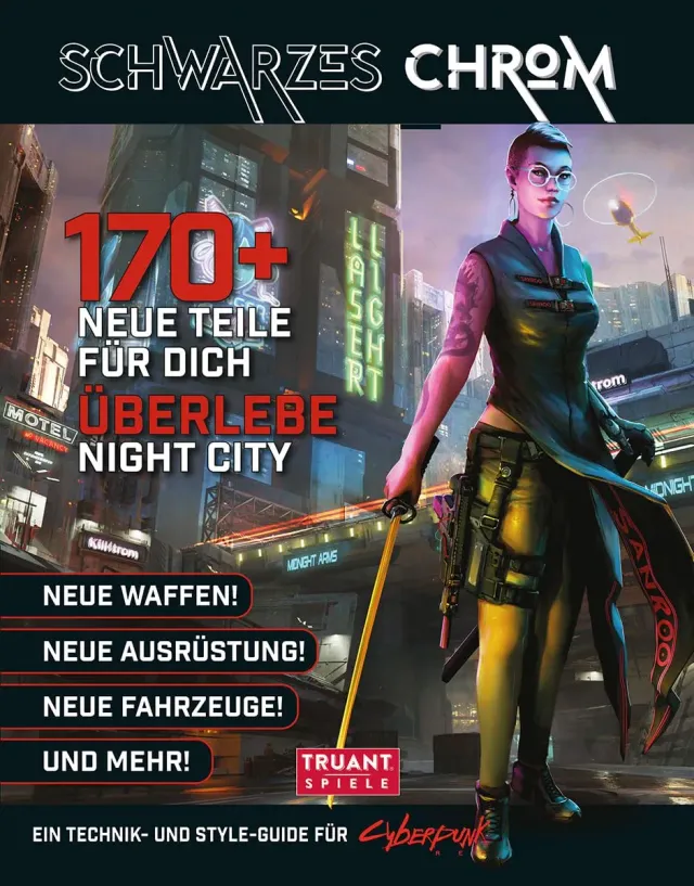 Schwarzes Chrom Cyberpunk Erweiterung Buch Deutsch Chrom