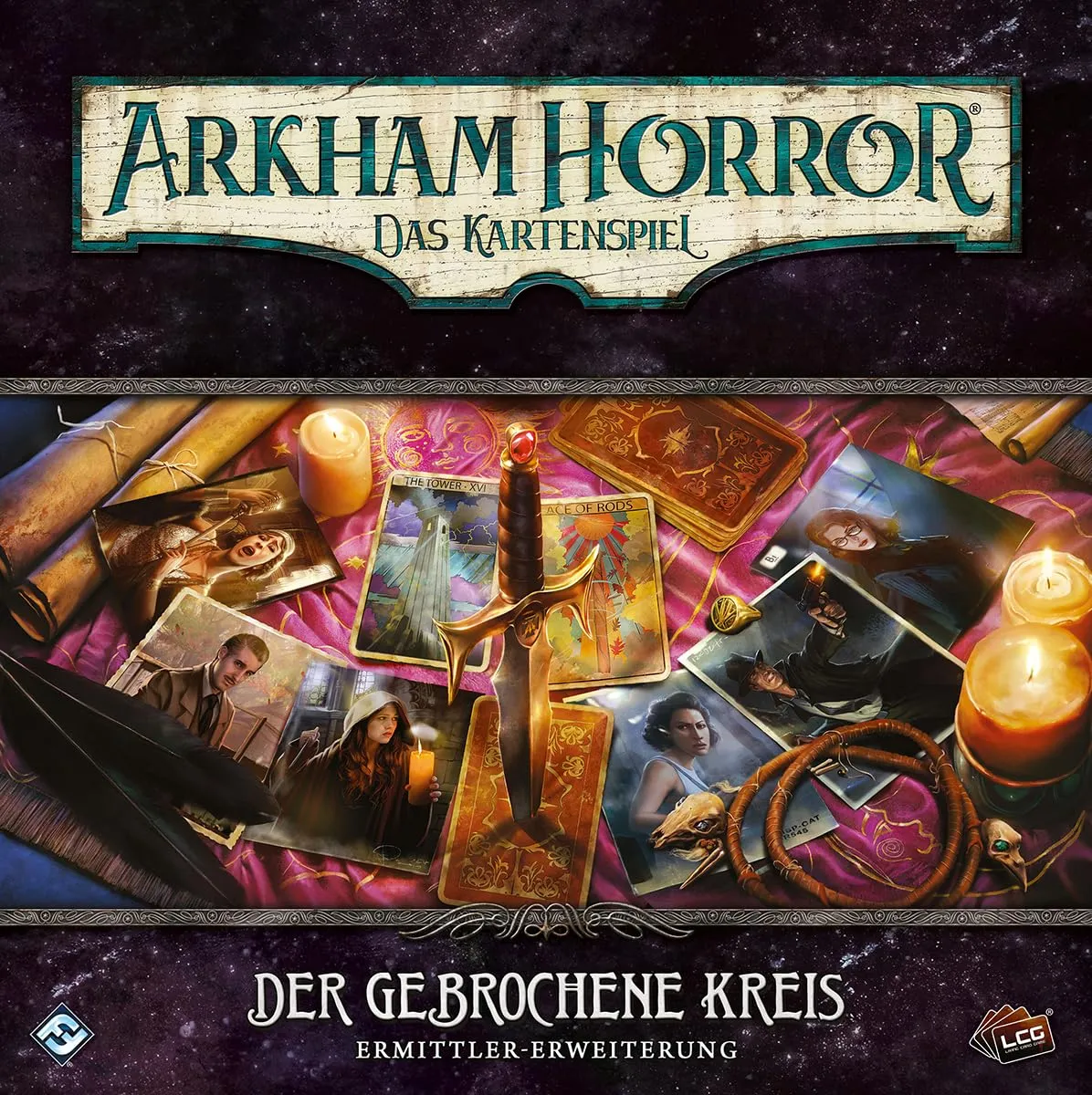 Fantasy Flight Arkham Horror LCG Gebrochene Kreis Ermittler