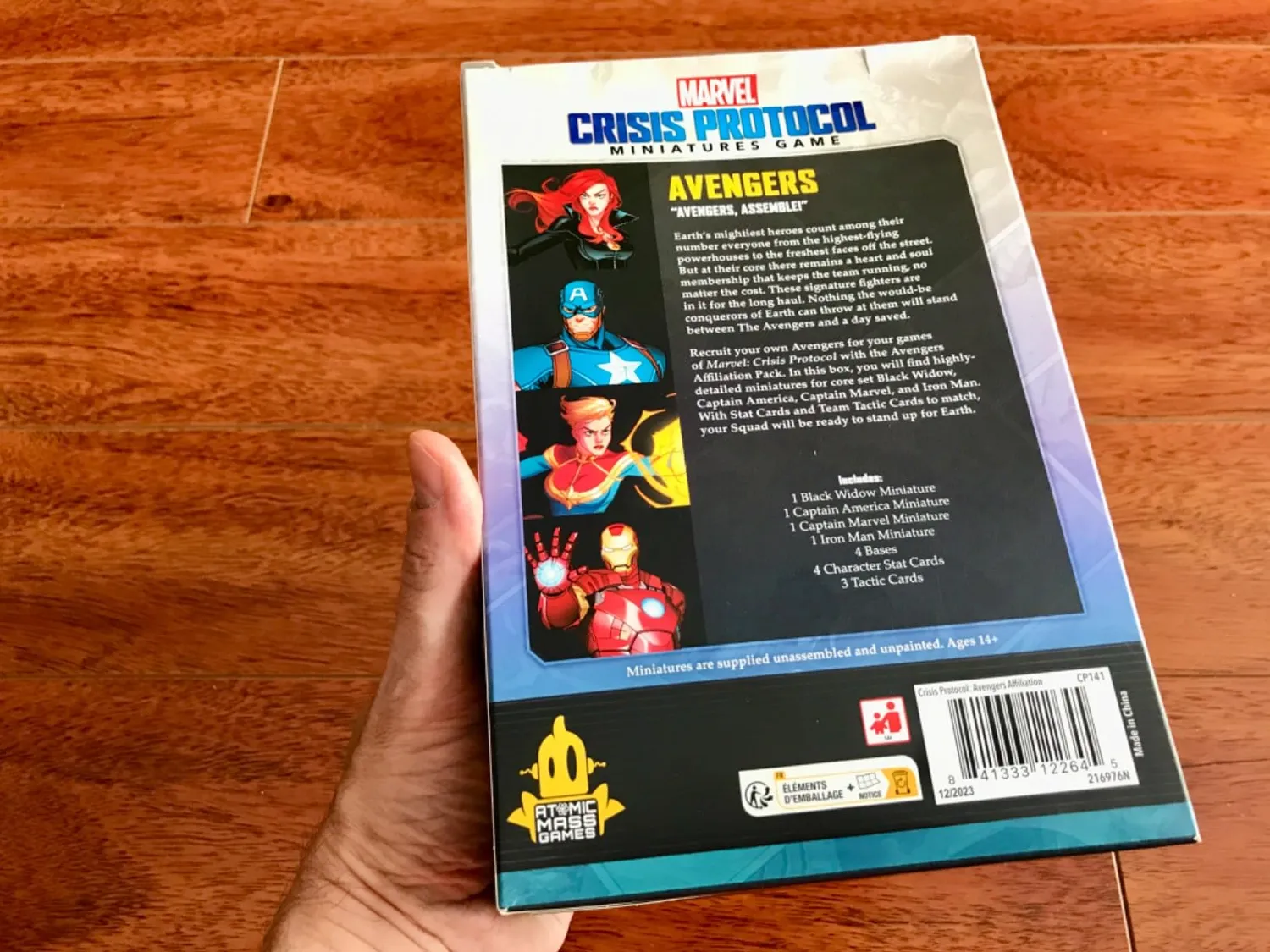 Asmodee Marvel Crisis Protocol Avengers Affiliation Pack Tabletop