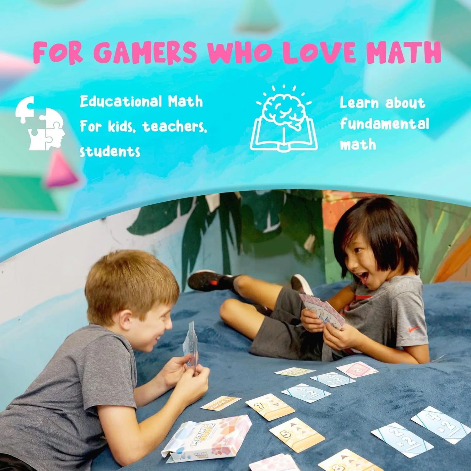 Genius Games Math Rush Bundle Kartenspiel Addition bis Brüche