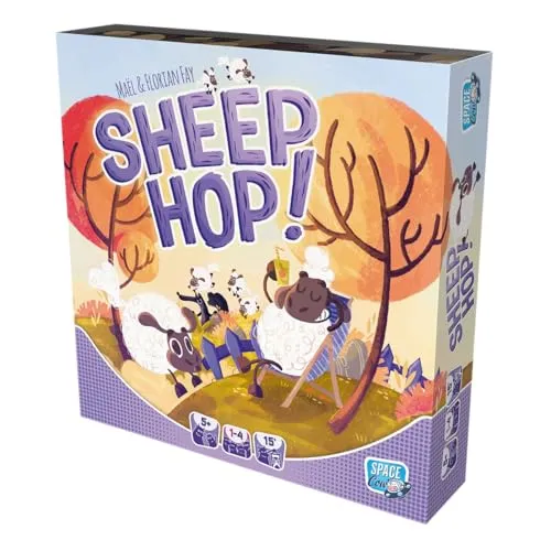 Space Cow Sheep Hop Kinderspiel Brettspiel kooperativ 1-4