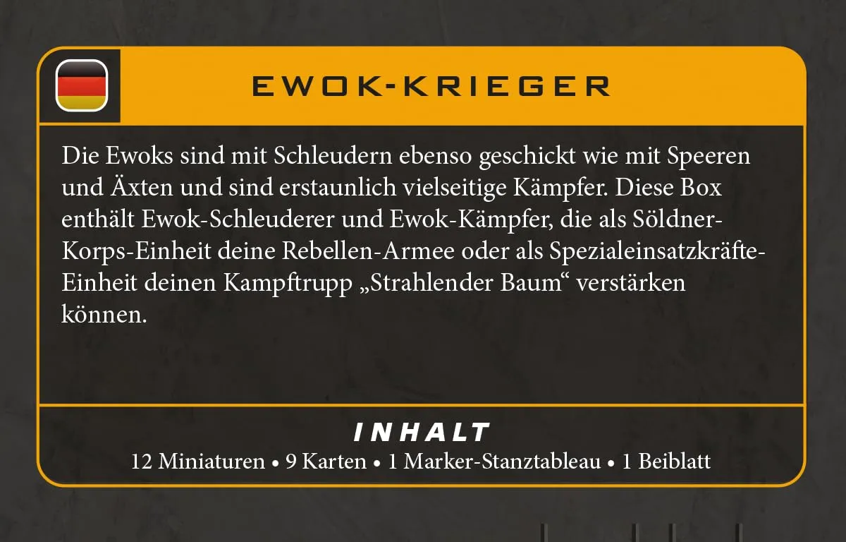 Star Wars Legion Ewok Warriors Erweiterung Rebellen