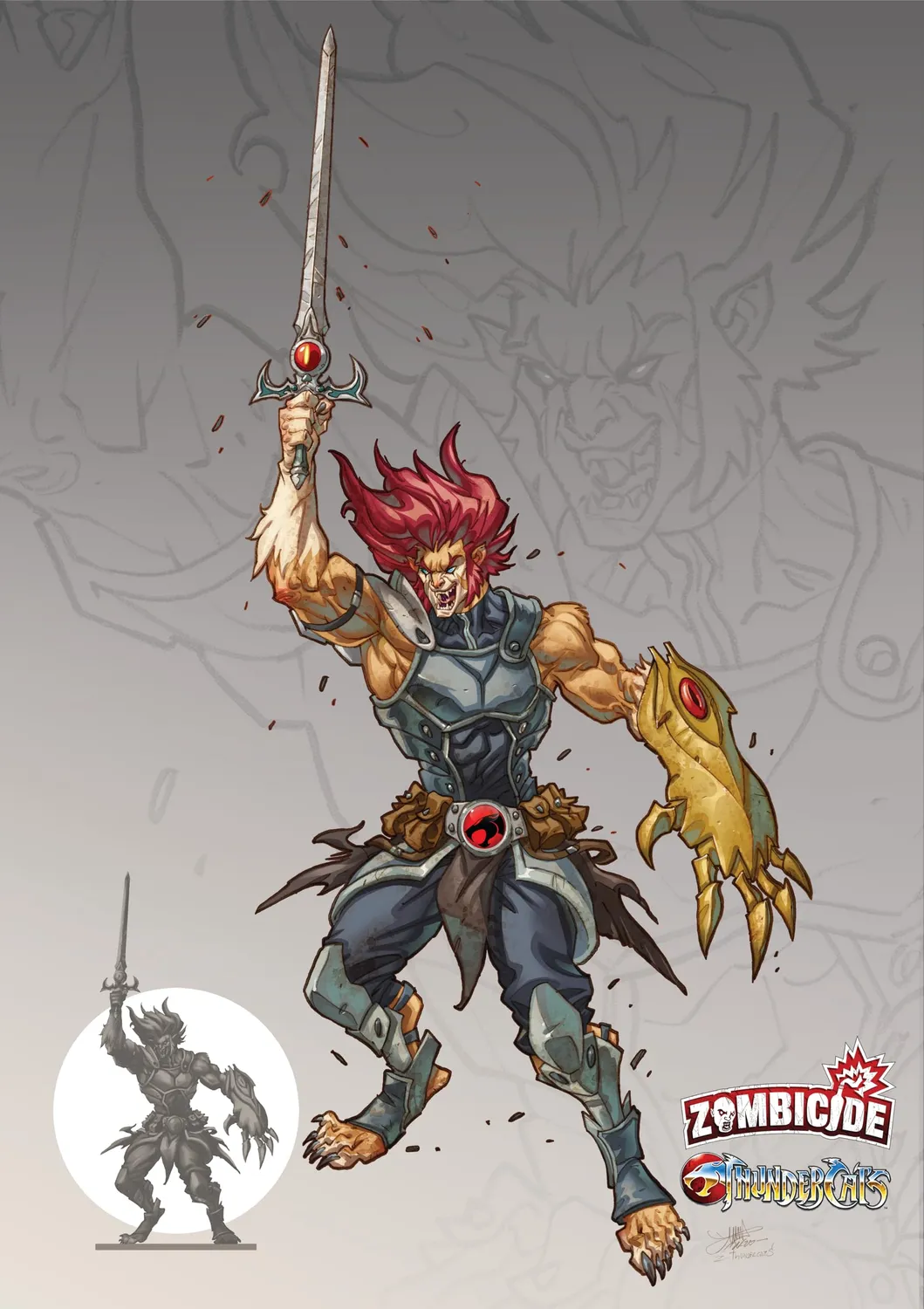 CMON Zombicide Thundercats Pack 1 Helden-Erweiterung deutsch