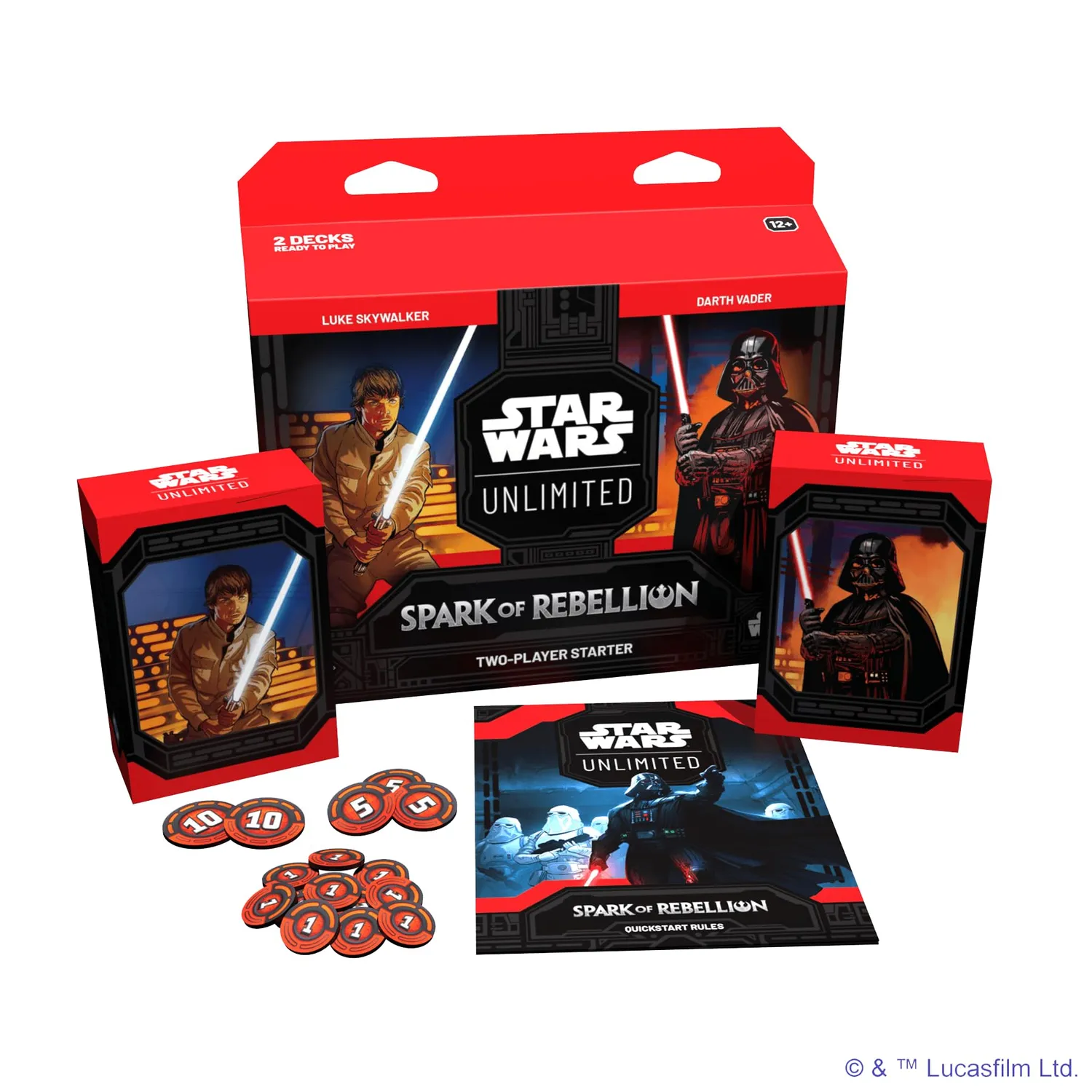 Star Wars Unlimited Spark of Rebellion Starter Englisch 2 Decks