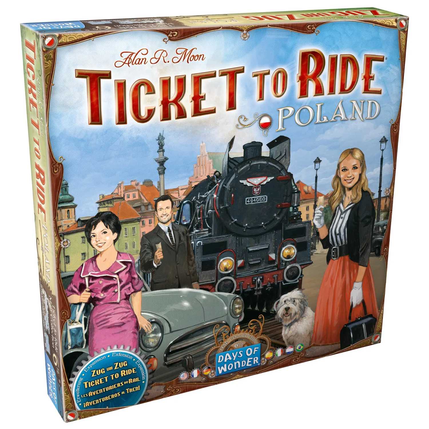 Asmodee Zug um Zug USA 1910 Erweiterung Zielkarten