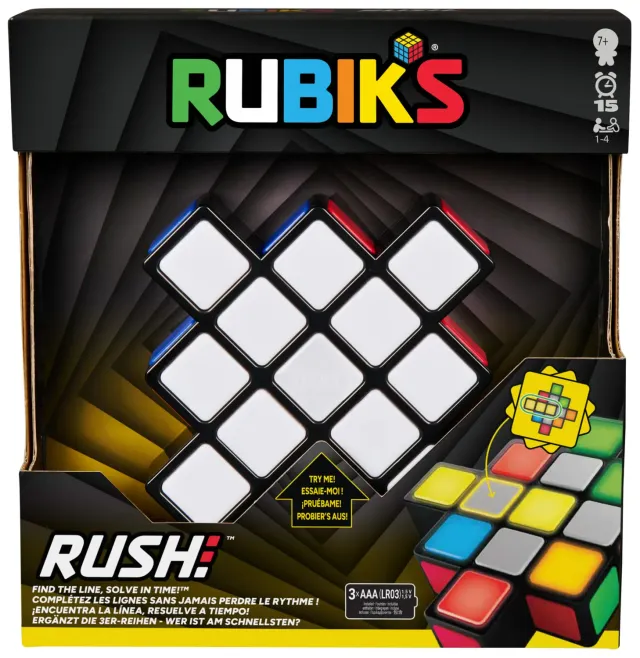 Rubik's Rush elektronisches Farbenspiel 1-4 Spieler ab 7 Jahren