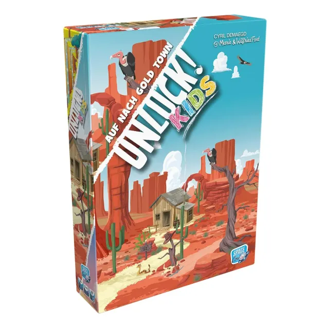 Asmodee Unlock Kids Auf nach Gold Town Kinderspiel