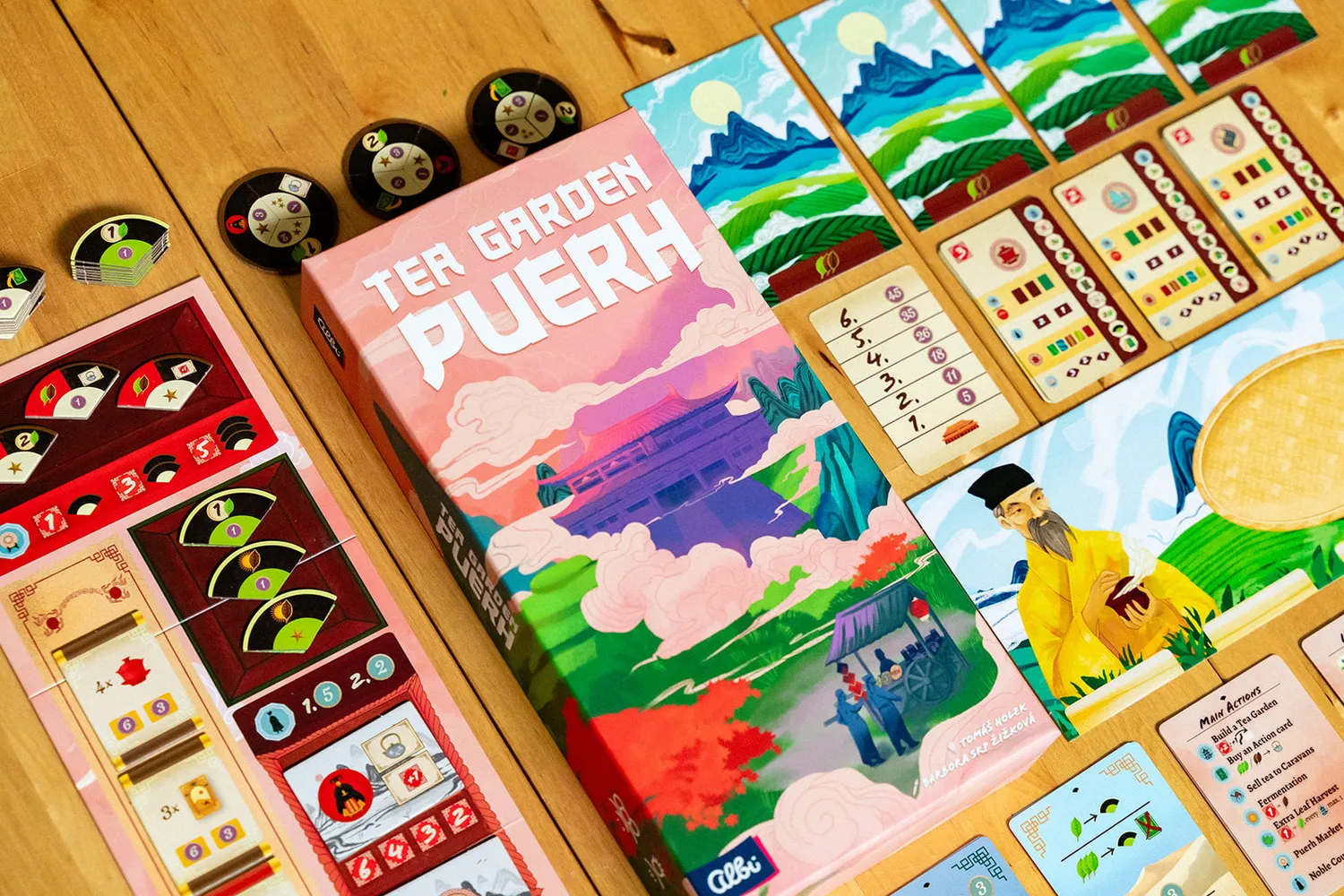 Capstone Games Tea Garden Puerh Erweiterung Adlige und Markt