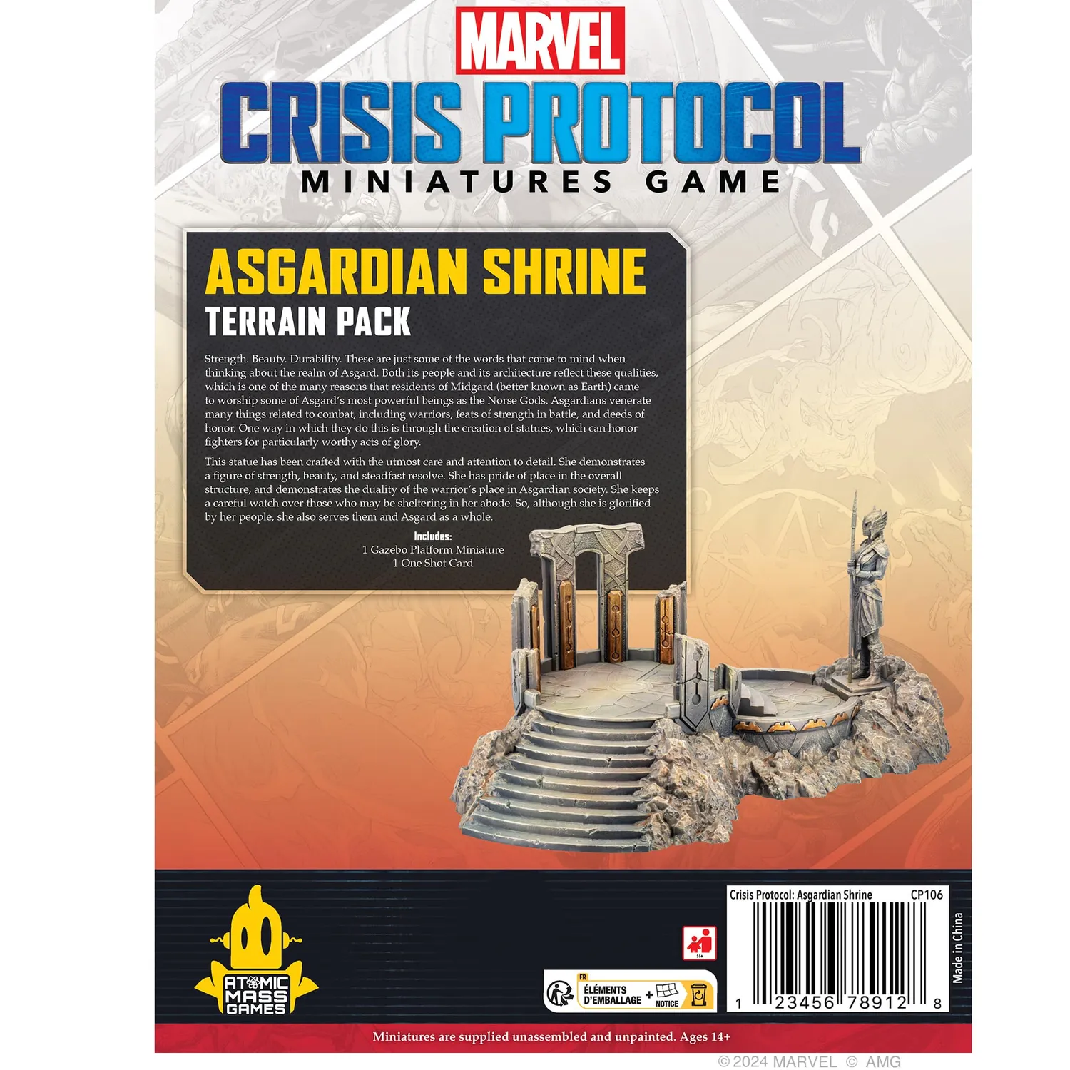 Asmodee Marvel Crisis Protocol Asgardian Shrine Gelände