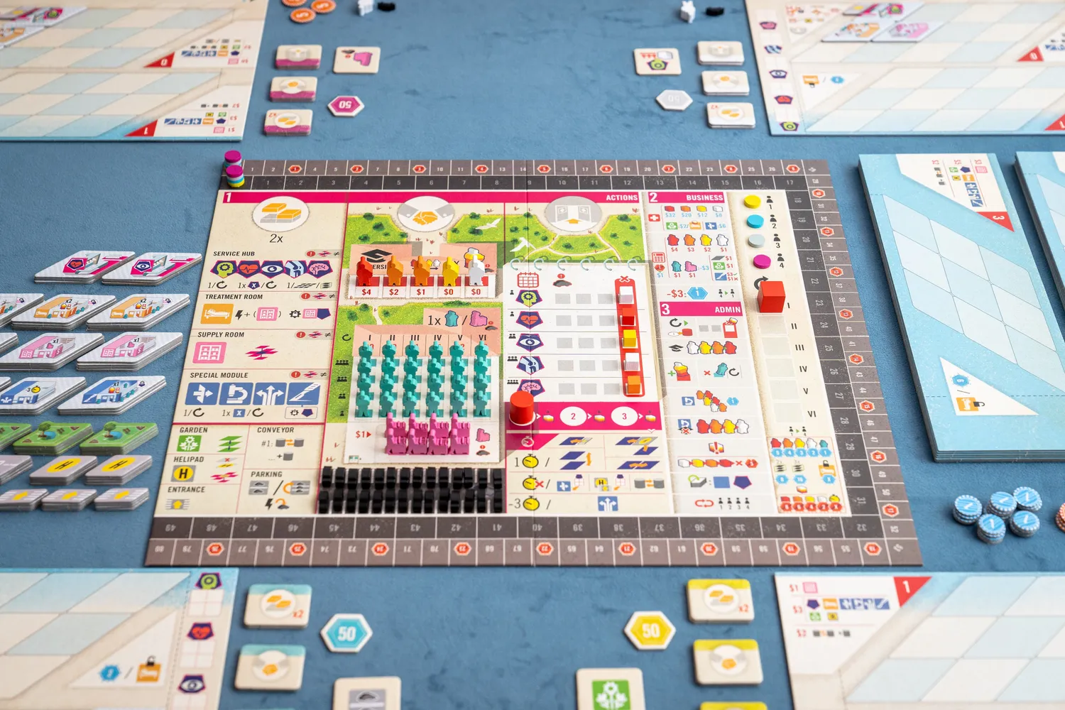 Capstone Clinic Deluxe Edition Brettspiel Krankenhaus