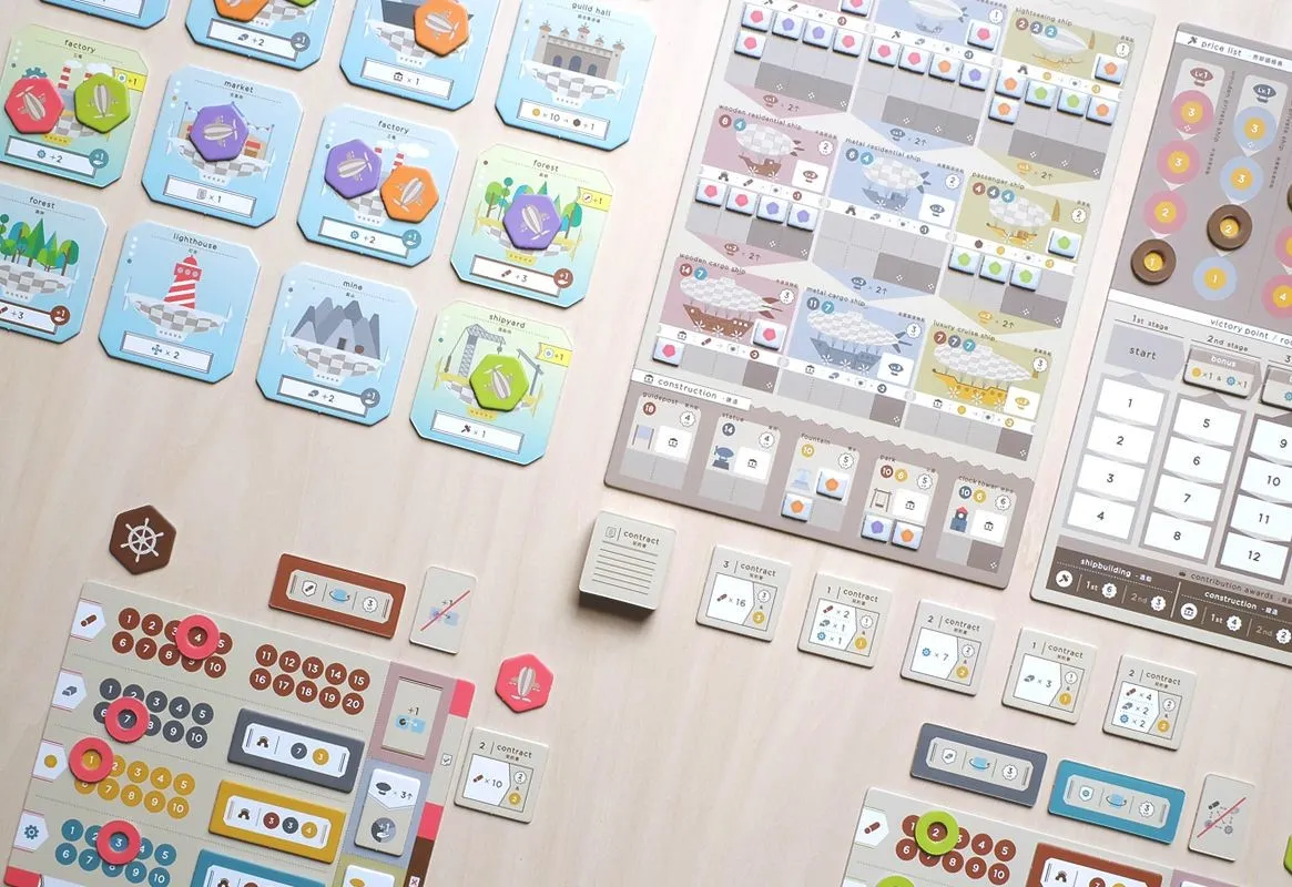 Spielefaible Airship City Brettspiel Strategie