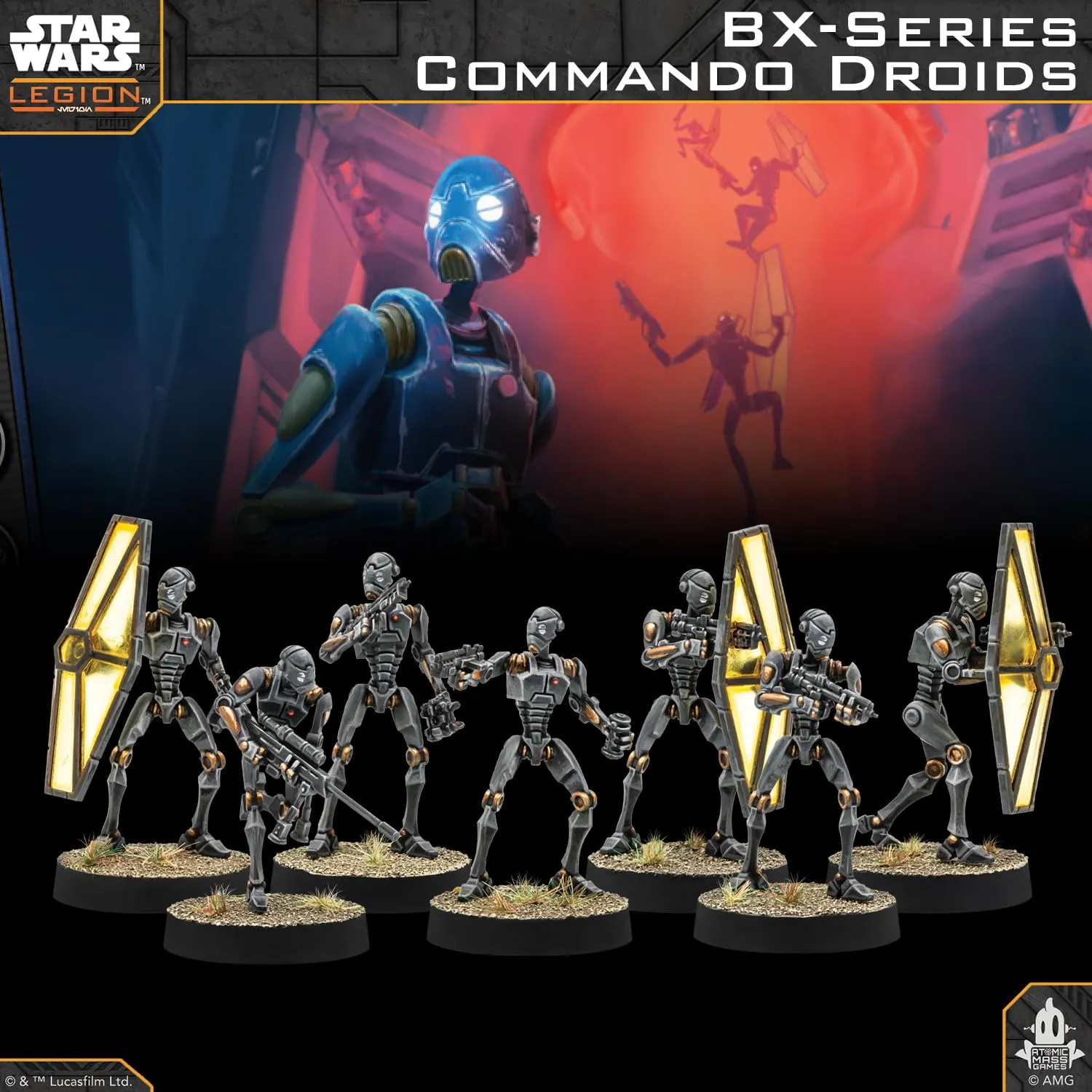 Asmodee Star Wars Legion BX-Series Droid Commandos Spezial