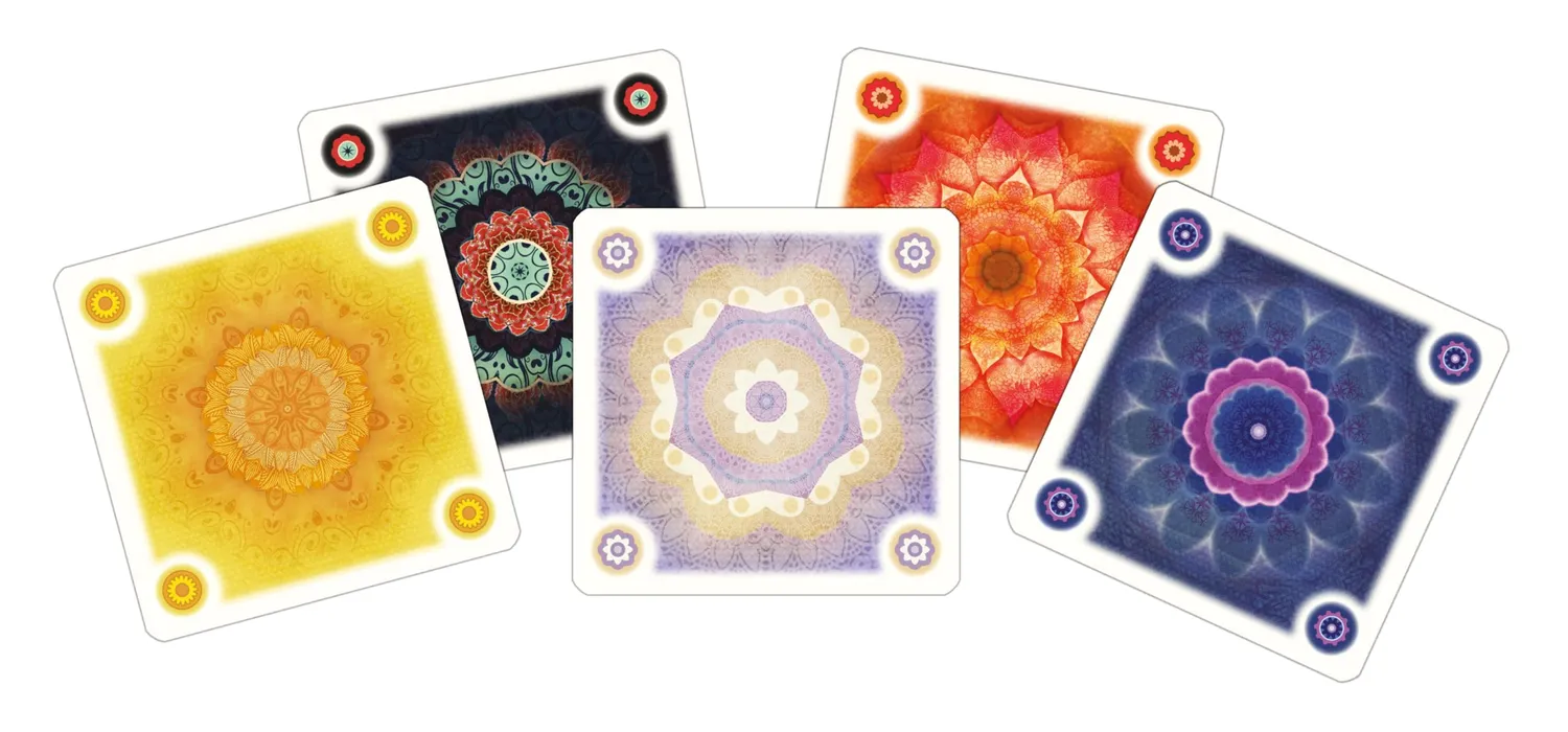 Lookout Flowers Ein Mandala Spiel Kartenspiel 2-4 Spieler Taktik