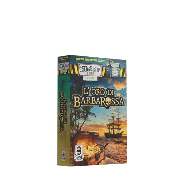 Cranio Escape Room LOro di Barbarossa Familienspiel Erweiterung