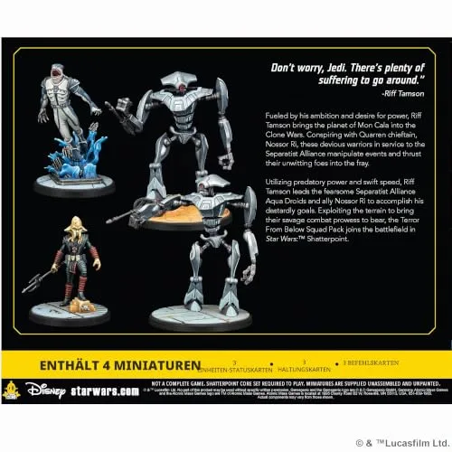 Star Wars Shatterpoint Terror from Below Squad Pack English