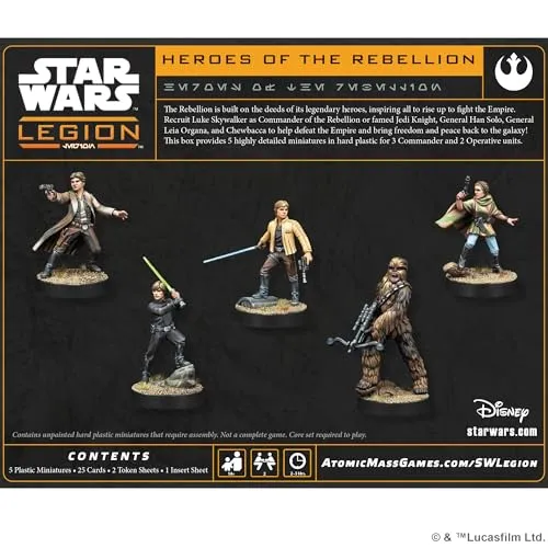 Asmodee Star Wars Legion Heroes of the Rebellion Erweiterung