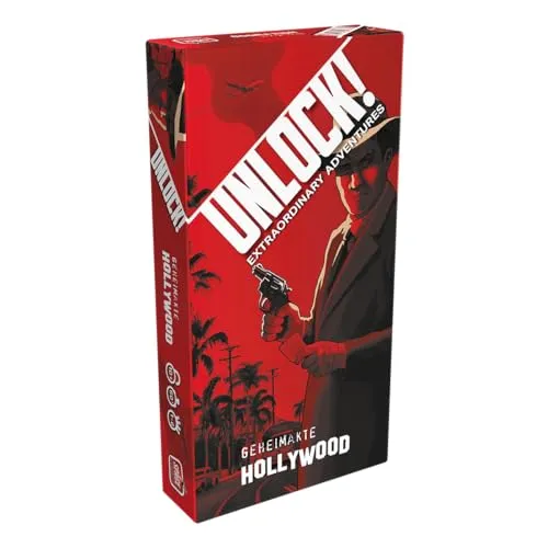 Unlock Geheimakte Hollywood Escape-Rätselspiel Deutsch 1-6 Spieler