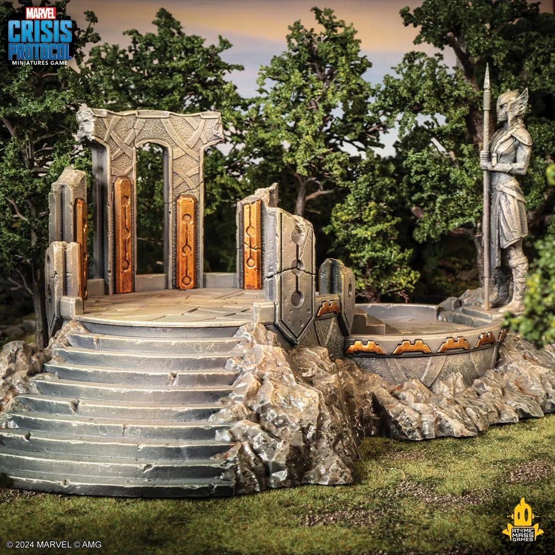Asmodee Marvel Crisis Protocol Asgardian Shrine Gelände