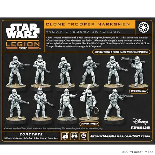 Asmodee Star Wars Legion Clone Trooper Marksmen Erweiterung