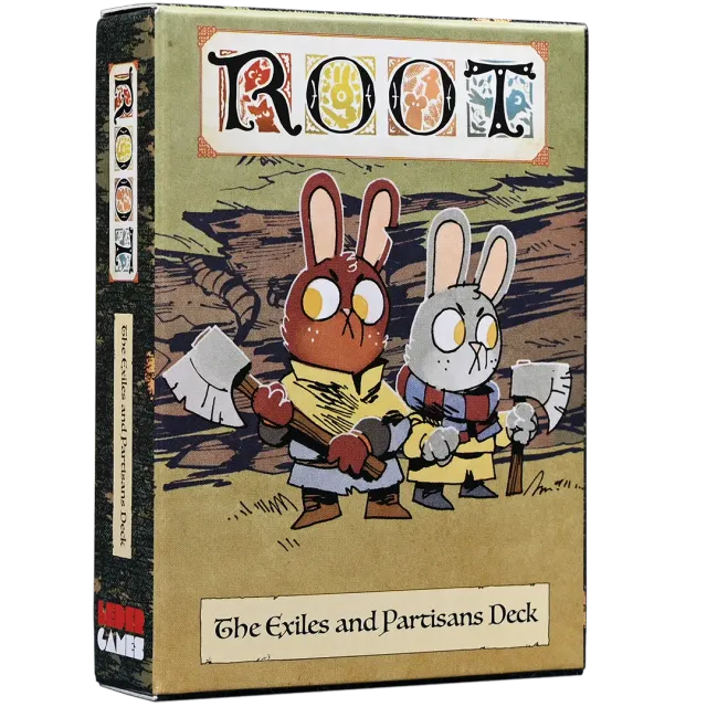 Leder Games Root Exiles and Partisans Deck 54 Karten