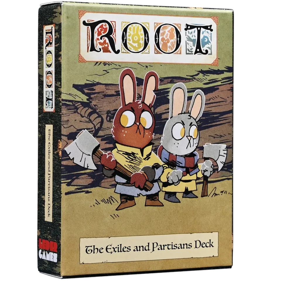 Leder Games Root Exiles and Partisans Deck 54 Karten