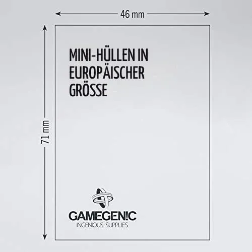 Gamegenic Matte Mini European Kartenhüllen 50 Stück matt
