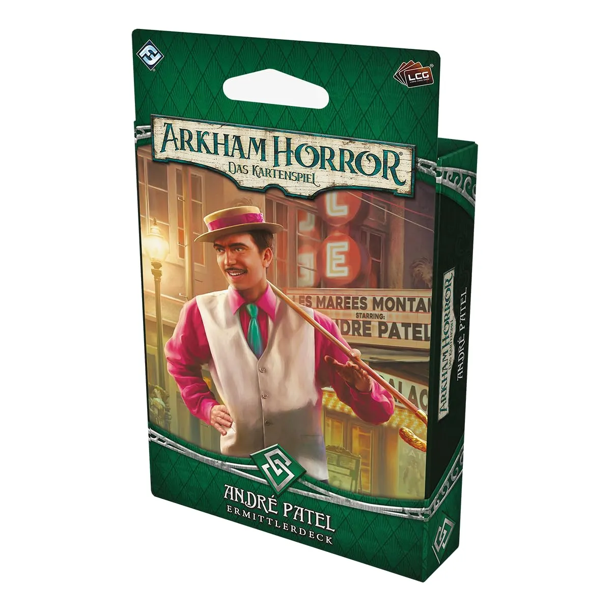 Asmodee Arkham Horror Kartenspiel André Patel Ermittlerdeck Deutsch