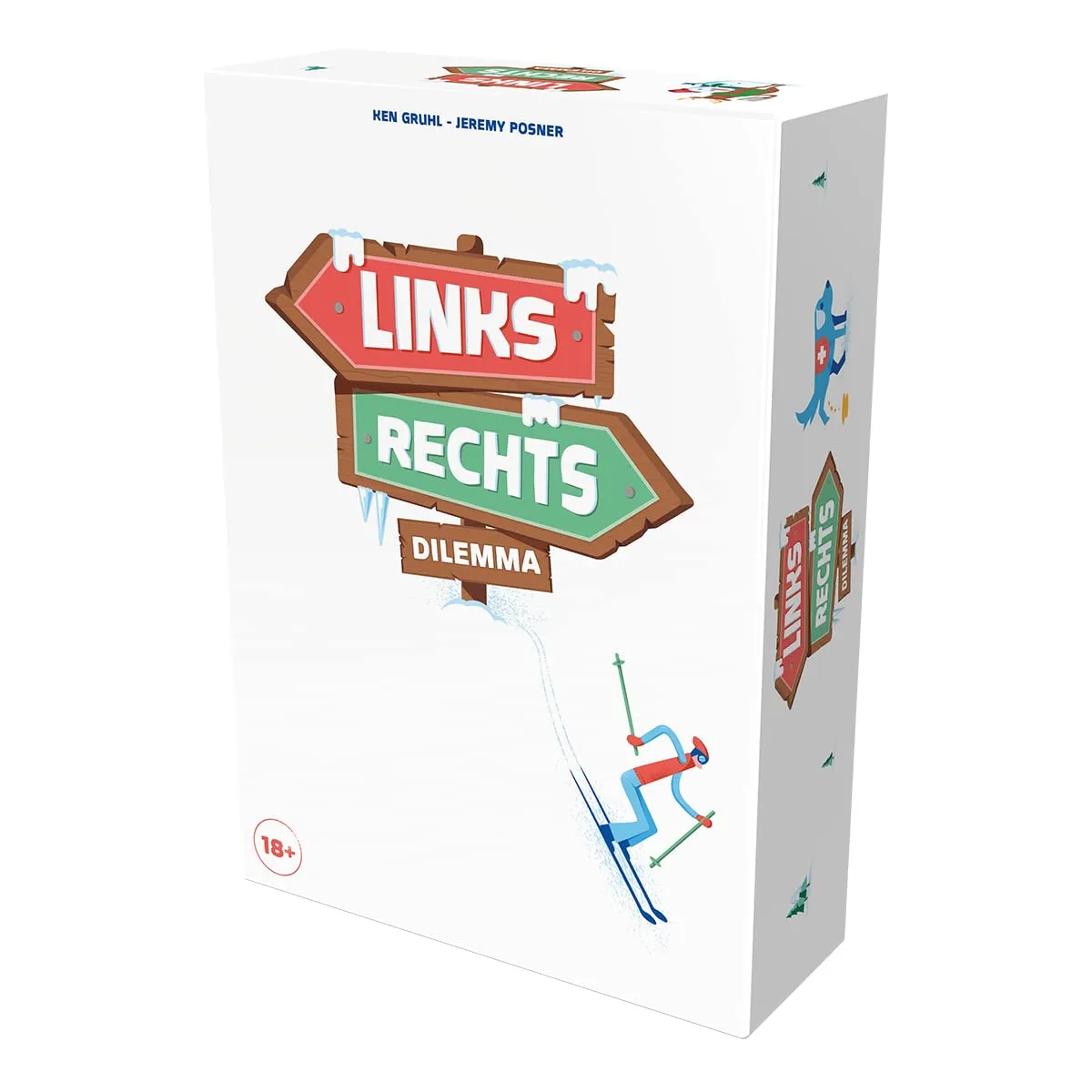 Cojones Links-Rechts-Dilemma Partyspiel ab 18 Deutsch