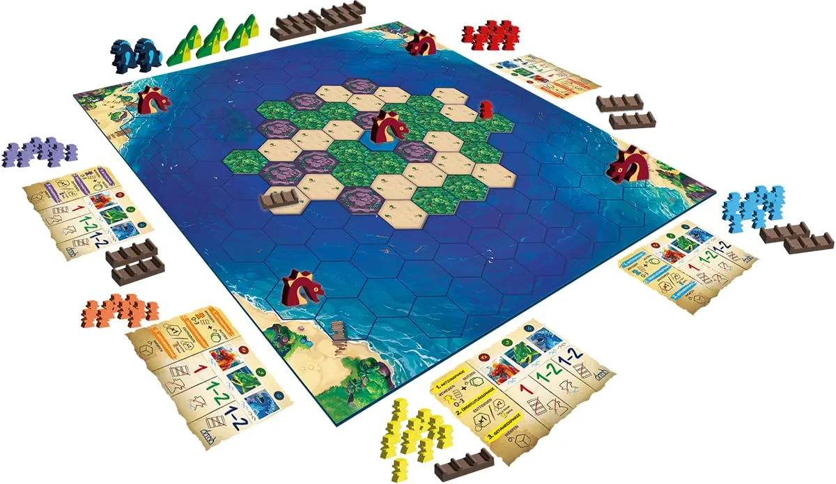 Zygomatic Survive the Island Grundspiel Brettspiel Deutsch 2-5 Spieler