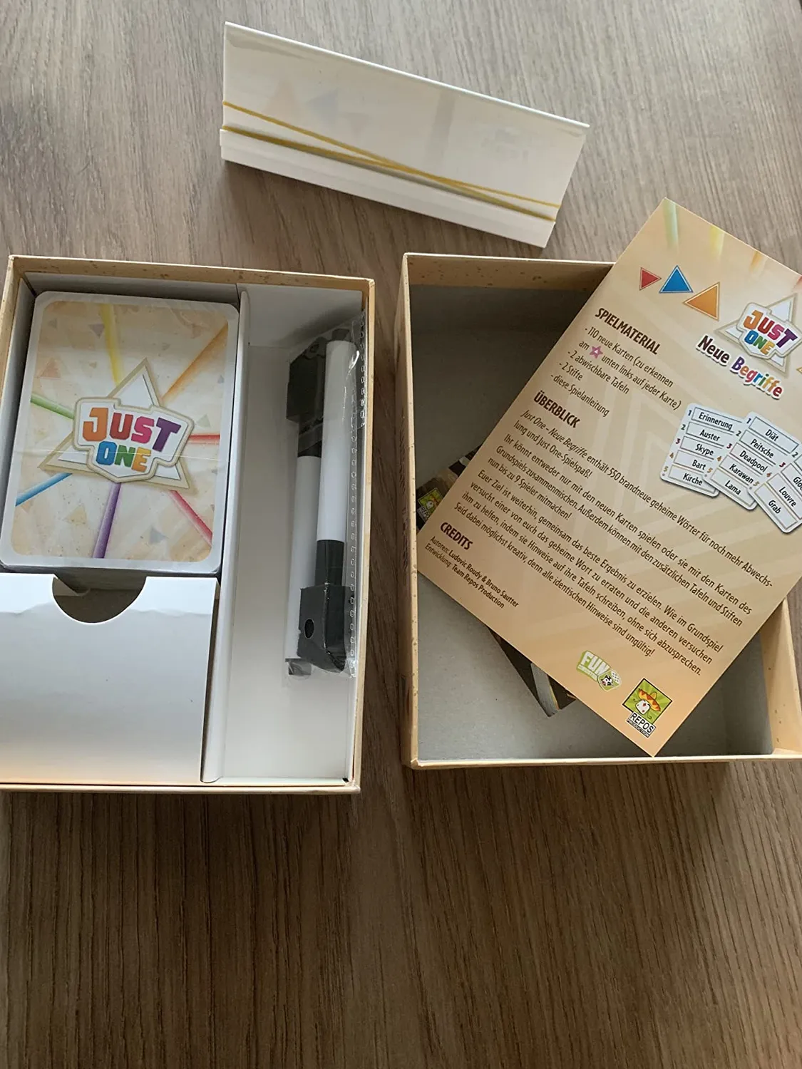 Just One Neue Begriffe Partyspiel Erweiterung 550 Begriffe