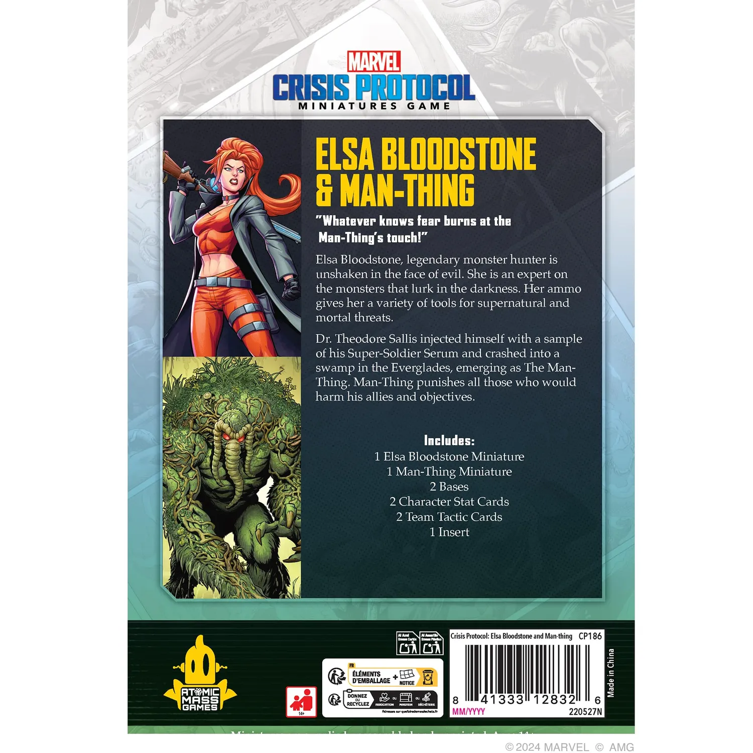 Marvel Crisis Protocol Elsa Bloodstone Man-Thing Tabletop