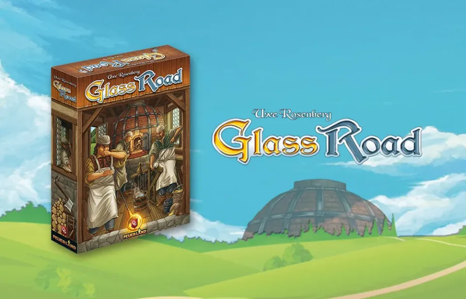 Capstone Games Glass Road Brettspiel Standard mit Promos