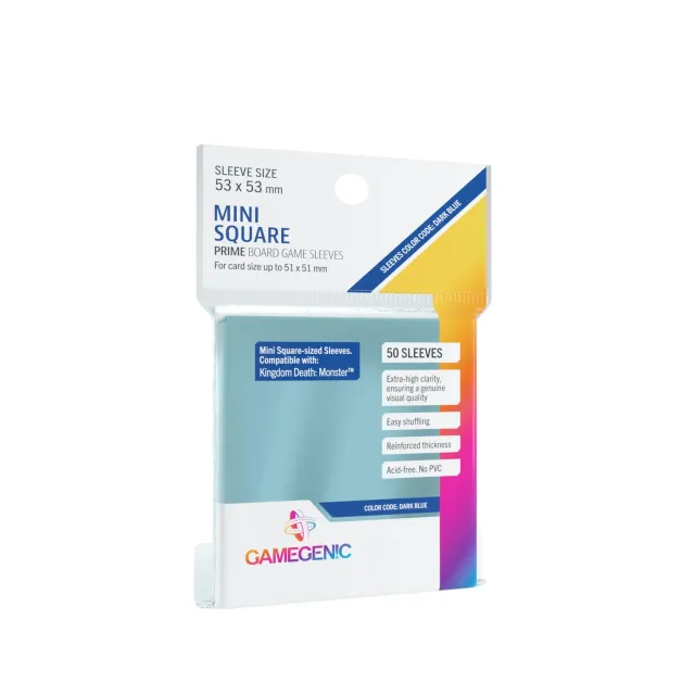 Gamegenic Prime Mini Square Kartenhüllen 53x53 klar 50St
