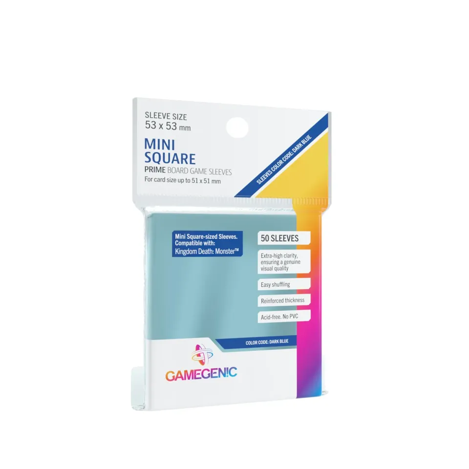 Gamegenic Prime Mini Square Kartenhüllen 53x53 klar 50St