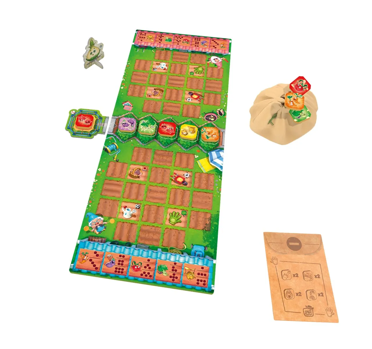 Asmodee Zoff am Zaun Strategiespiel 2 Spieler Garten