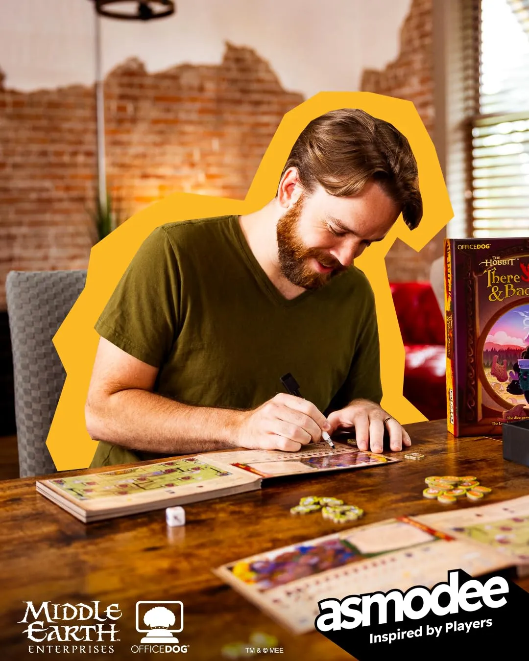 Office Dog Der Hobbit Hin und zurück Familienspiel deutsch 1-4 Spieler