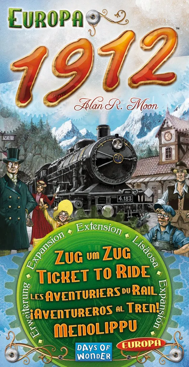Asmodee Zug um Zug Europa 1912 Erweiterung 2-5 Spieler