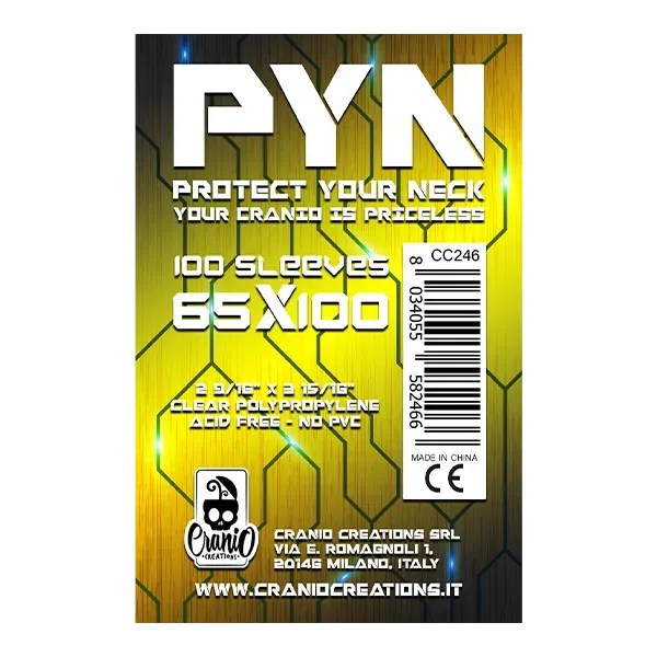Cranio PYN 65x100 Kartenhüllen Schutzhüllen