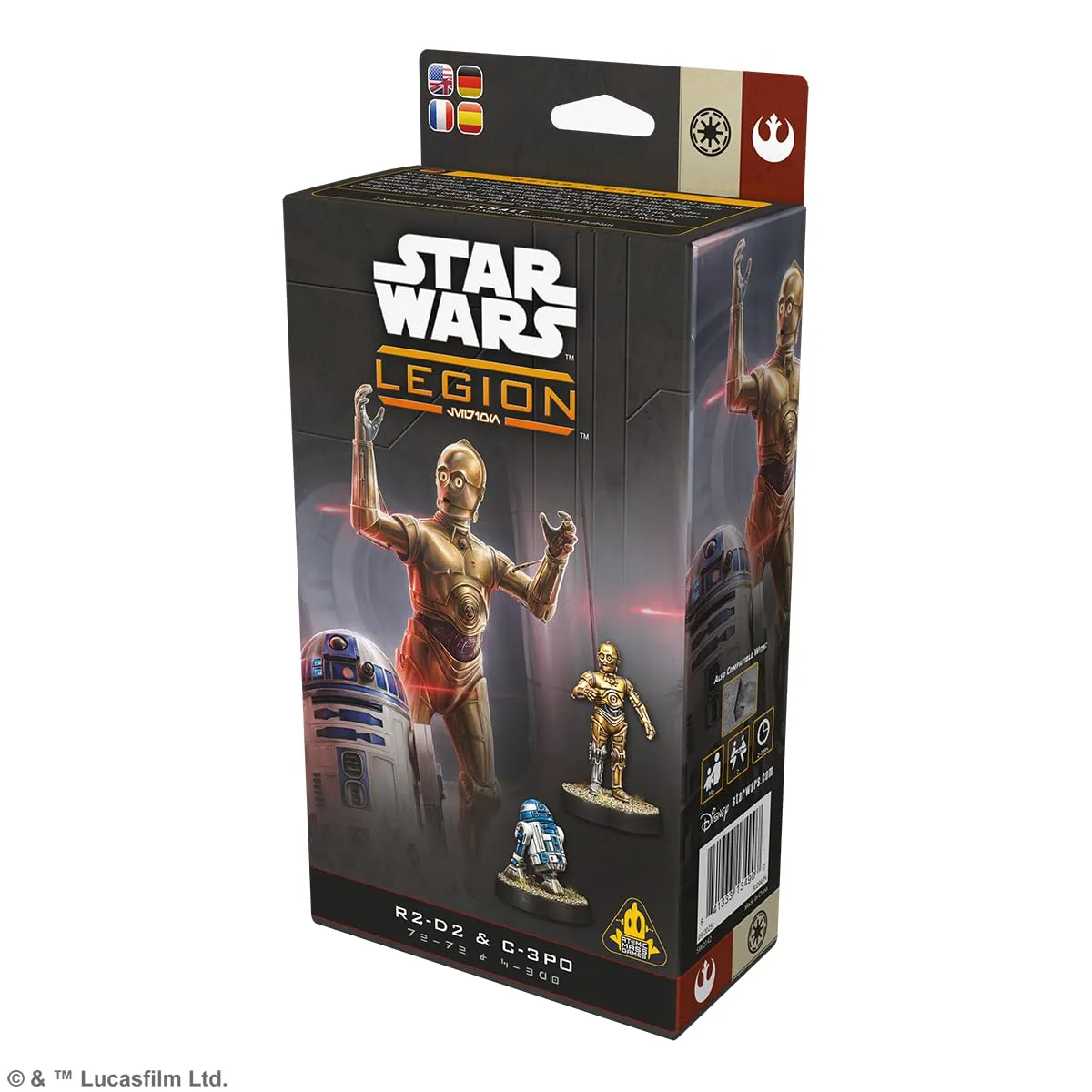 Asmodee Star Wars Legion R2-D2 & C-3PO Erweiterung Agenten
