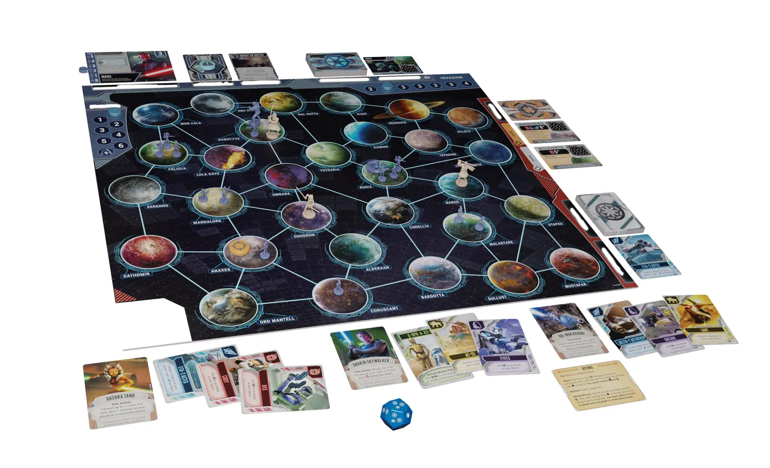 ZMan Star Wars The Clone Wars Brettspiel Deutsch kooperativ