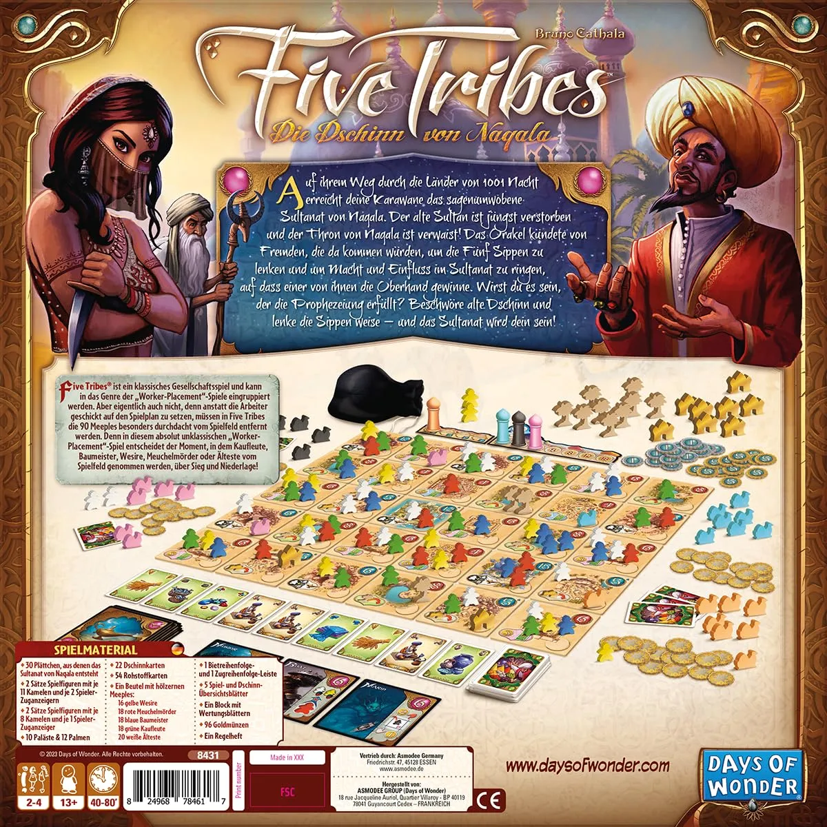 Asmodee Five Tribes Kennerspiel Deutsch Bruno Cathala
