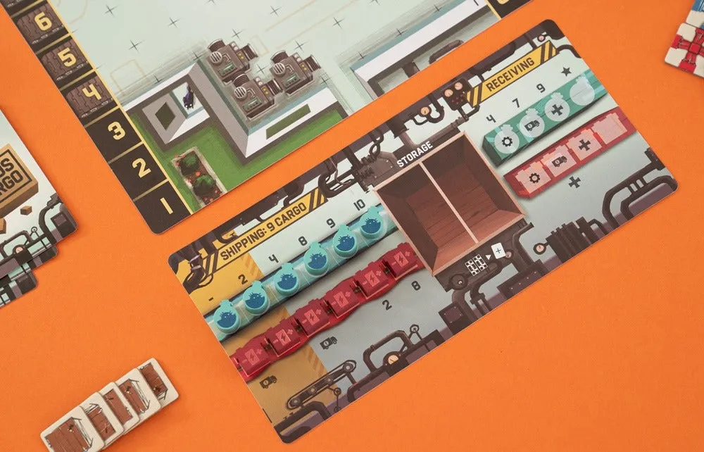 Capstone Games Curious Cargo Brettspiel 2 Personen Logistik