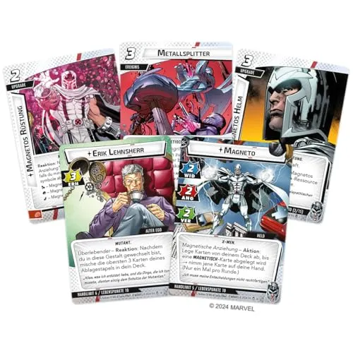Marvel Champions Das Kartenspiel Magneto Helden-Erweiterung Deutsch