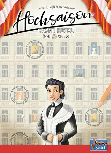 Lookout Hochsaison Grand Hotel Roll & Write Würfelspiel Deutsch 2-4 Spieler